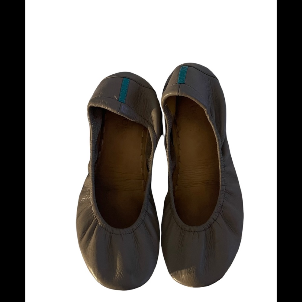 Tieks taupe size 7